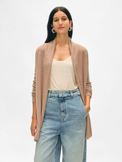 Cashmere Trapeze Cardigan