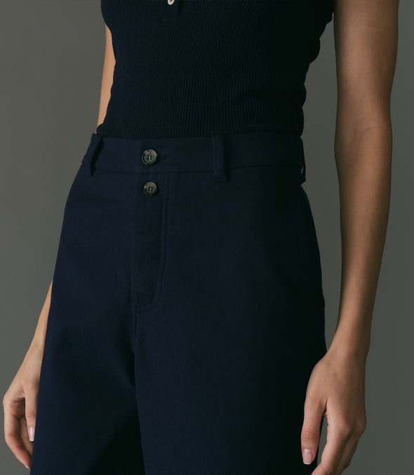 SOLENE PANT -- NAVY