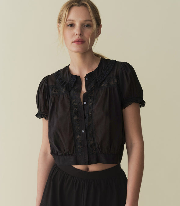 SKYLARK TOP -- BLACK