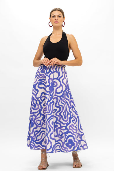 Swing Skirt- Ashbury Indigo