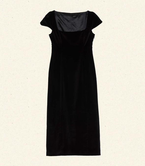 CESARINA DRESS -- BLACK