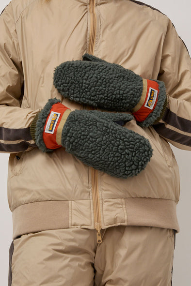 Elmer Teddy Mitten in Khaki