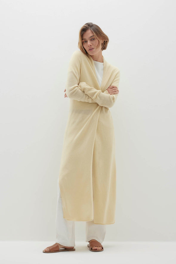 FAYE LONGLINE CASHMERE CARDIGAN