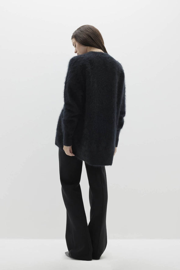 MARGARET BRUSHED CASHMERE CARDIGAN