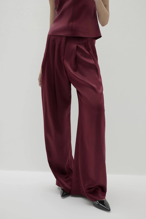 ROSALIE SILK TROUSER