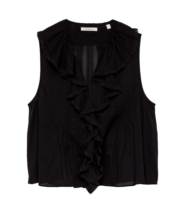 HILDA TOP -- BLACK