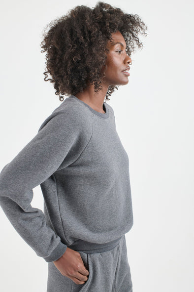 The Daily Sweatshirt in Deep Grey