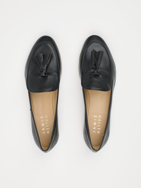 The Belgian Tassel Loafer in Black