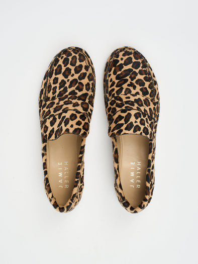 The Penny Loafer in Ponyhair Leopard