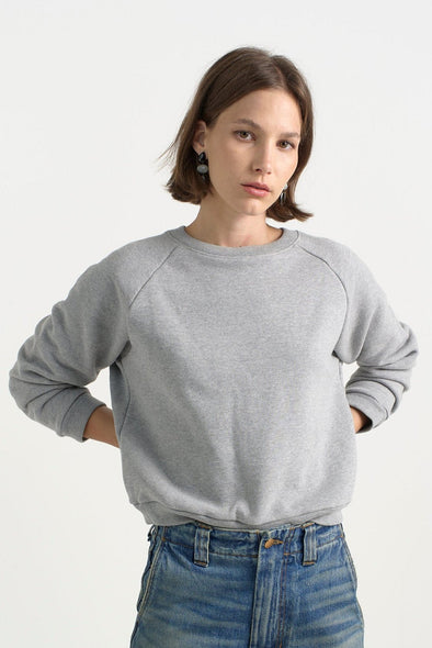 The Daily Sweatshirt in Heather Grey