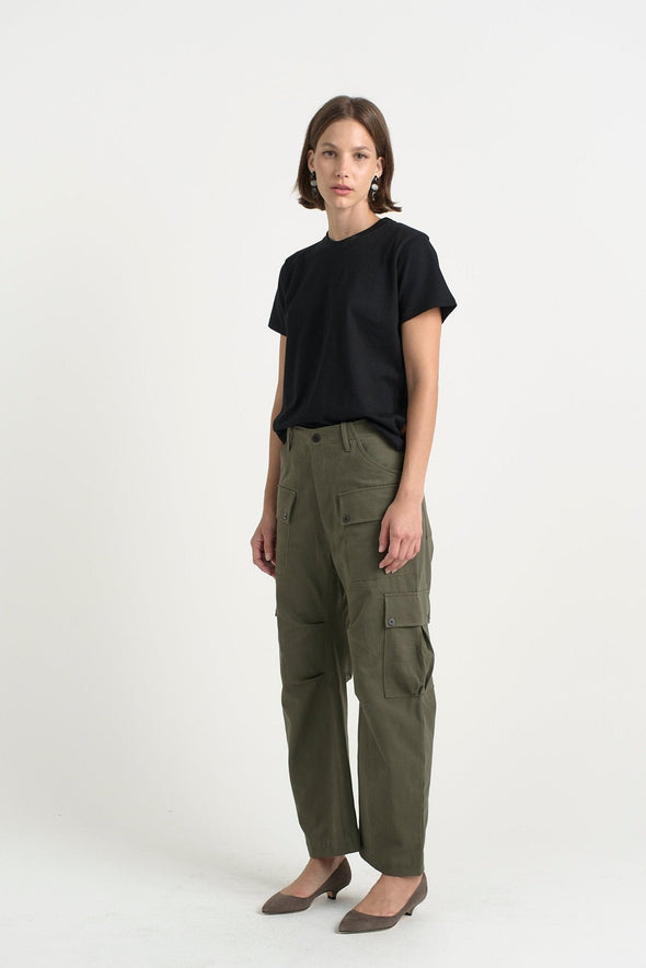 The Fatigues in Olive