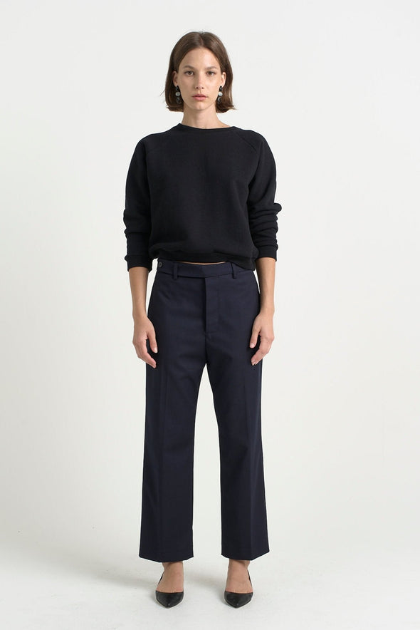 The Waist Tape Trouser in Oxford Grey