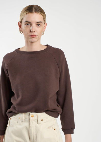 The Daily Sweatshirt in Brown