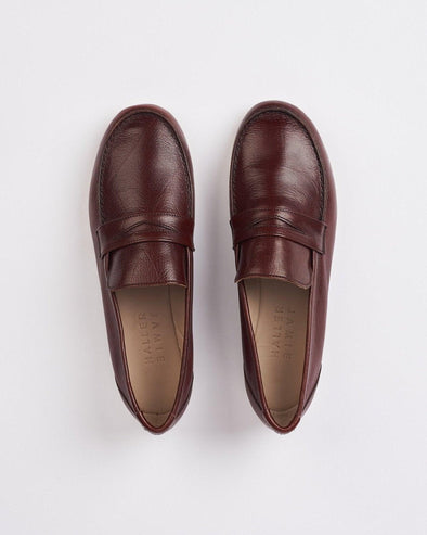 The Penny Loafer in Oxblood