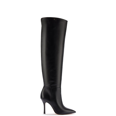 Kate Hi Boot In Black Leather