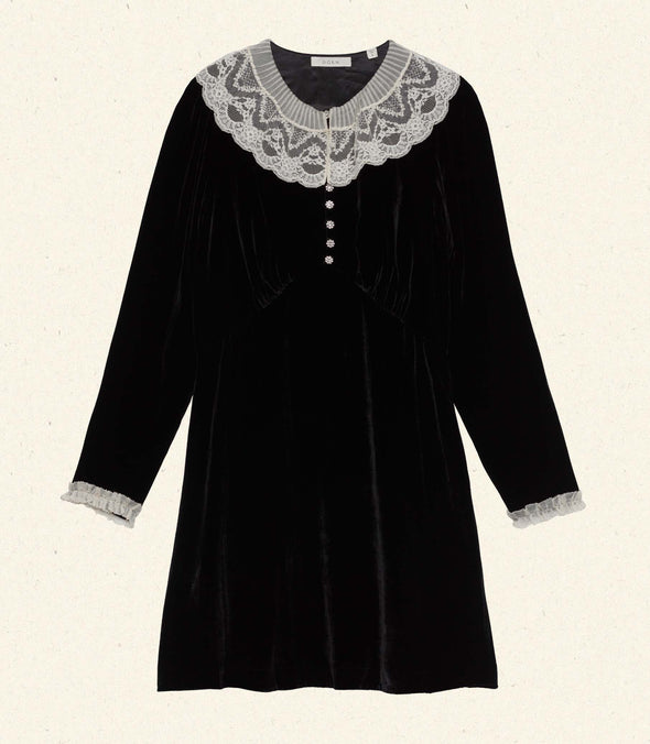 LISBETH DRESS -- BLACK