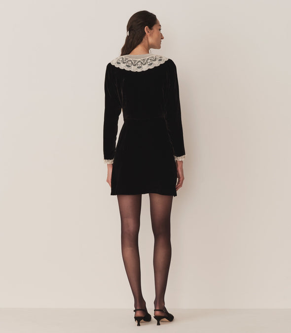 LISBETH DRESS -- BLACK