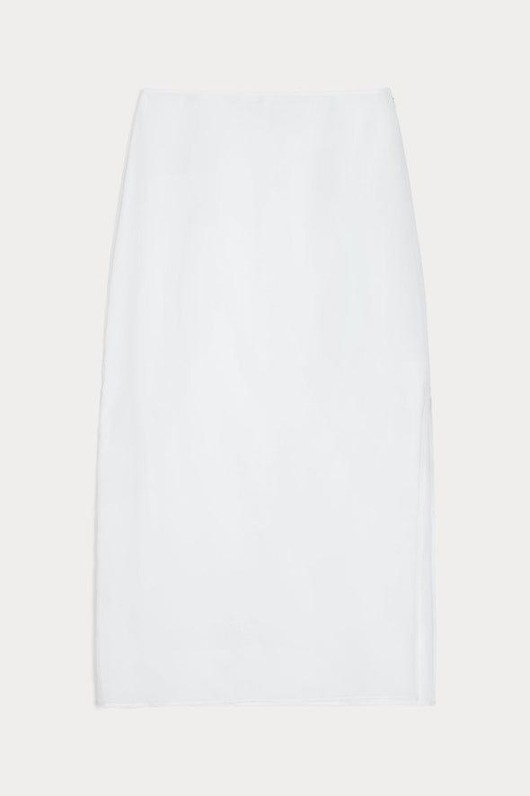 MARISSA SILK ORGANZA MIDI SKIRT