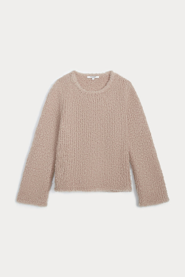 NIMAH TEDDY CREWNECK SWEATER