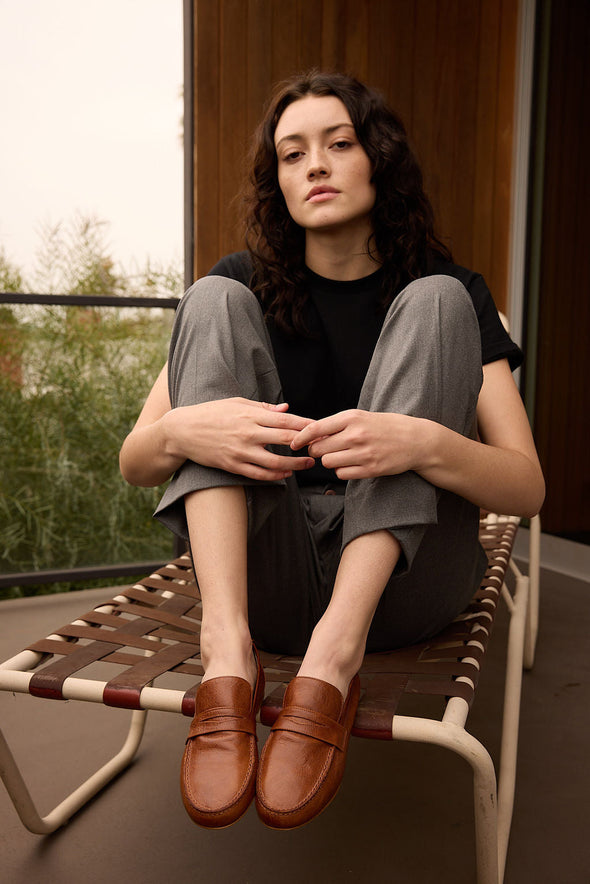 The Penny Loafer in Brown