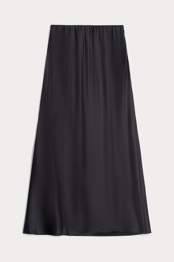 QUINN SILK MIDI SKIRT