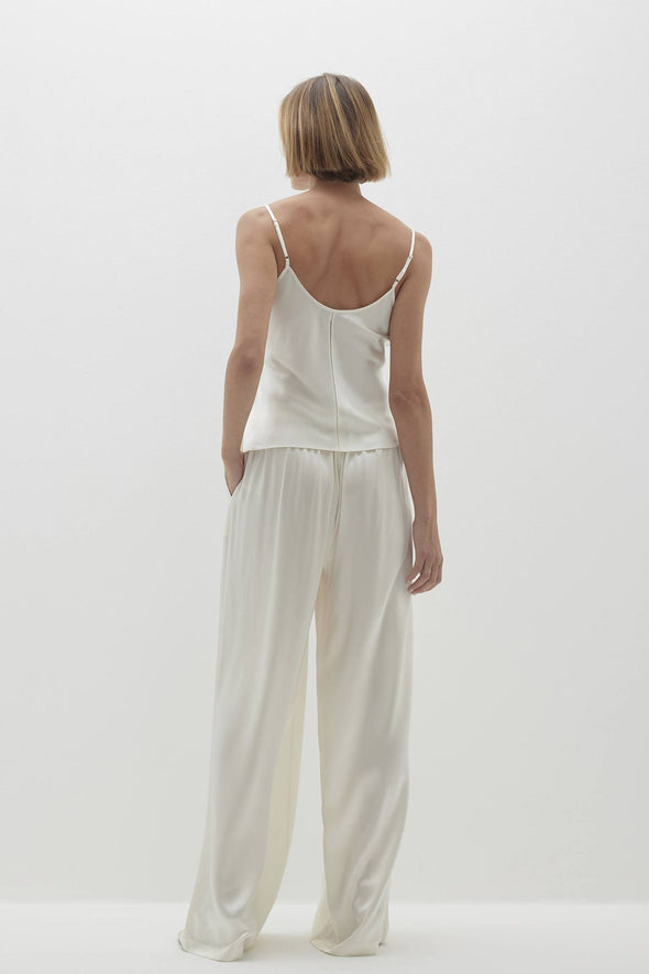 EVAN SILK WIDE LEG PANT