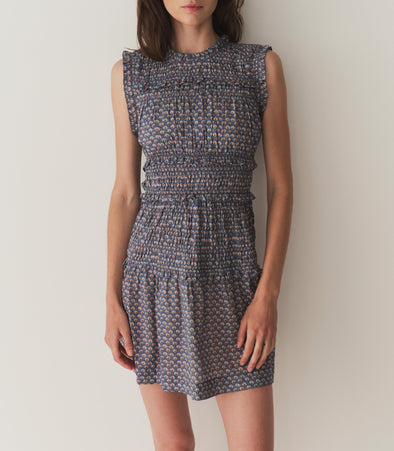 TRACIE DRESS -- DAHLIA IKAT